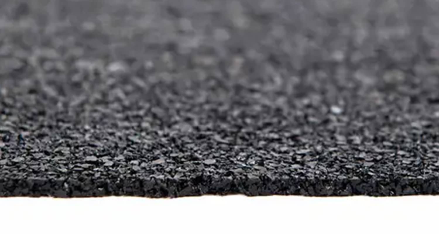 MuteMat® OSF 750-03 is a 3mm thick acoustic underlay made from recycled rubber granules, offering up to 19dB reduction in impact noise.